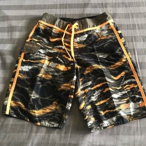 Boys Quiksilver board shorts.